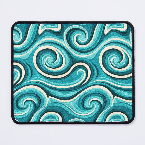 Item preview, Turquoise Swirl Fluid Abstract Design designed and sold by Piotrek0001.