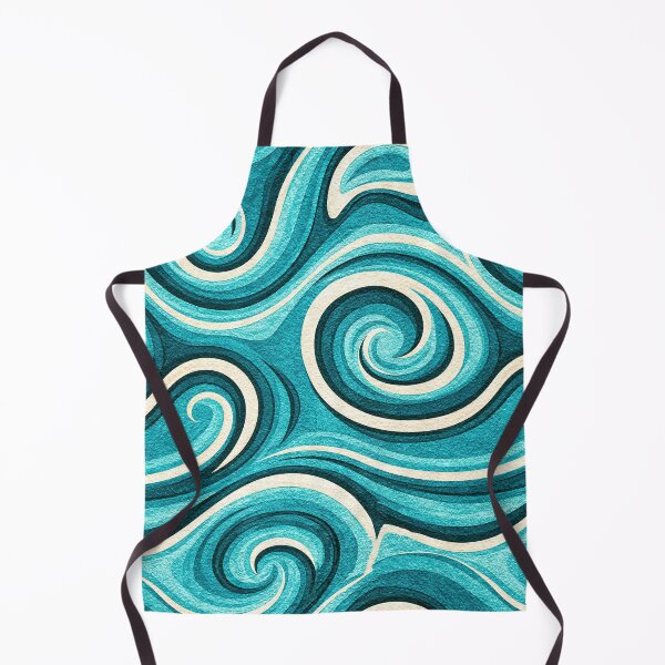 Item preview, Turquoise Swirl Fluid Abstract Design designed and sold by Piotrek0001.