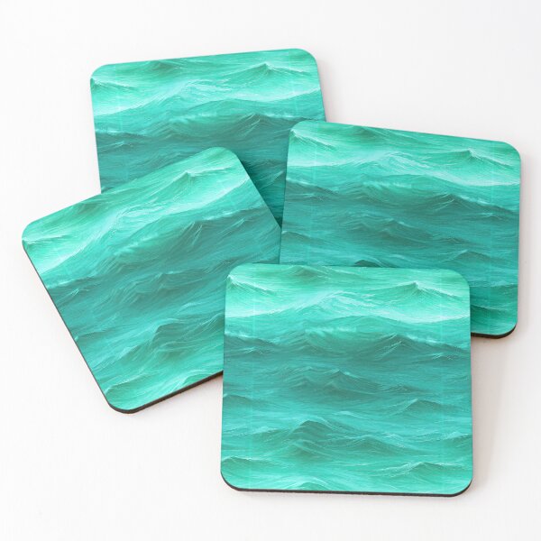 Item preview, Deep Emerald Sea Wave Texture Art designed and sold by Piotrek0001.