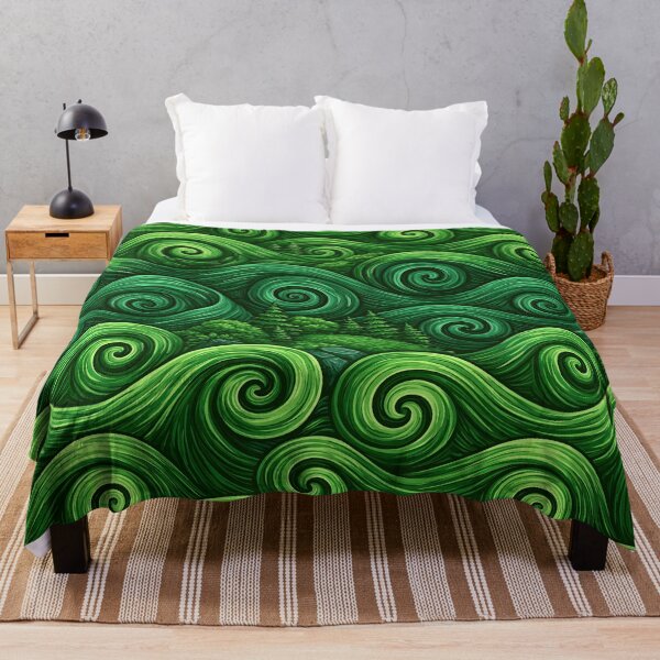 Item preview, Lush Green Organic Hillside Ripples designed and sold by Piotrek0001.