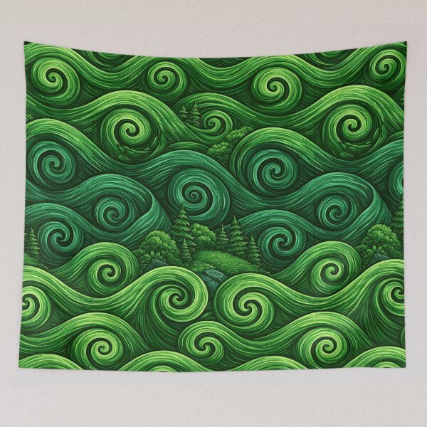 Item preview, Lush Green Organic Hillside Ripples designed and sold by Piotrek0001.