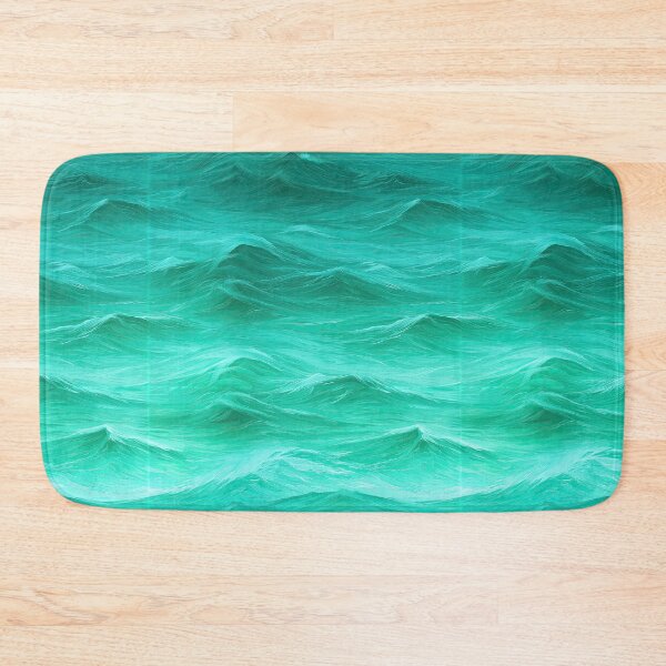 Item preview, Deep Emerald Sea Wave Texture Art designed and sold by Piotrek0001.
