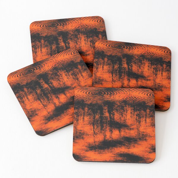 Item preview, Vibrant Orange and Black Contrast Flow designed and sold by Piotrek0001.