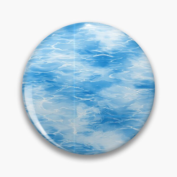 Item preview, Bright Sky Blue Liquid Ripple Pattern designed and sold by Piotrek0001.