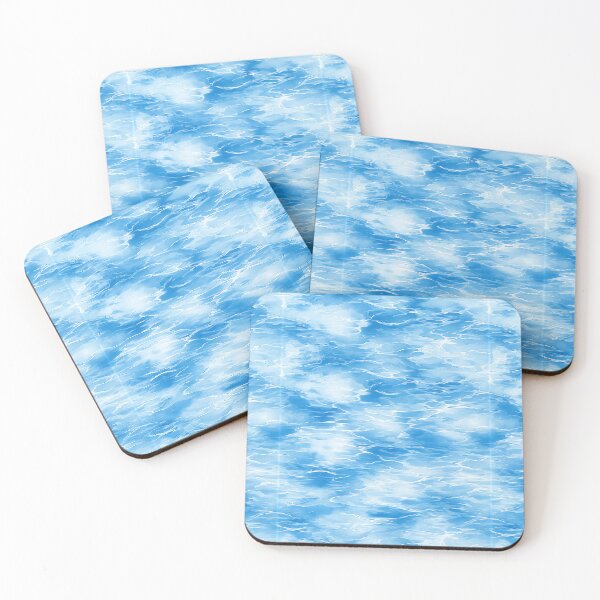 Item preview, Bright Sky Blue Liquid Ripple Pattern designed and sold by Piotrek0001.