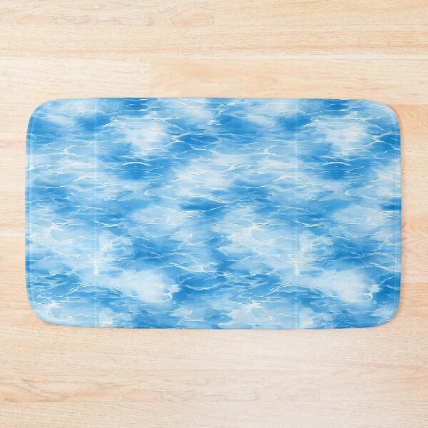 Item preview, Bright Sky Blue Liquid Ripple Pattern designed and sold by Piotrek0001.