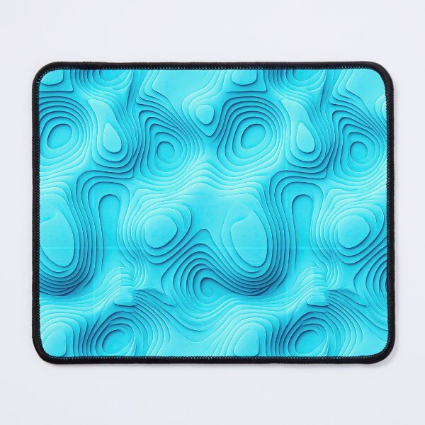 Item preview, 3D Cyan Topographic Layered Abstract designed and sold by Piotrek0001.