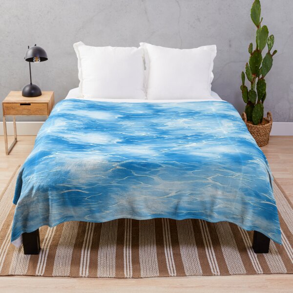 Item preview, Bright Sky Blue Liquid Ripple Pattern designed and sold by Piotrek0001.