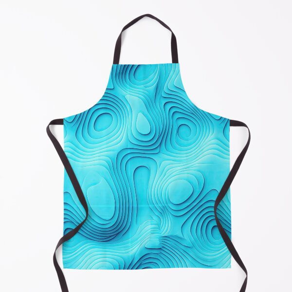 Item preview, 3D Cyan Topographic Layered Abstract designed and sold by Piotrek0001.