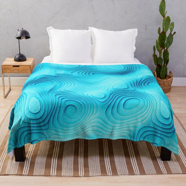 Item preview, 3D Cyan Topographic Layered Abstract designed and sold by Piotrek0001.