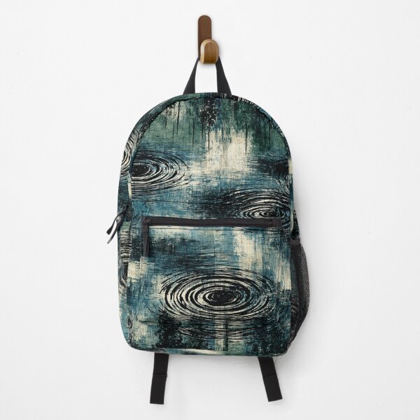 Item preview, Dark Inky Water Ripple Abstract Art designed and sold by Piotrek0001.