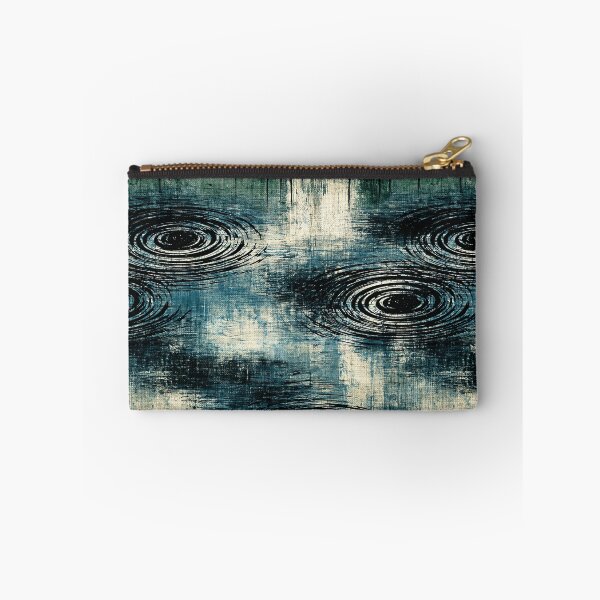 Item preview, Dark Inky Water Ripple Abstract Art designed and sold by Piotrek0001.