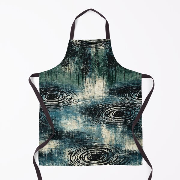Item preview, Dark Inky Water Ripple Abstract Art designed and sold by Piotrek0001.