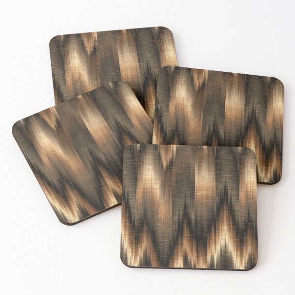 Item preview, Warm Bronze Geometric Ripple Design designed and sold by Piotrek0001.