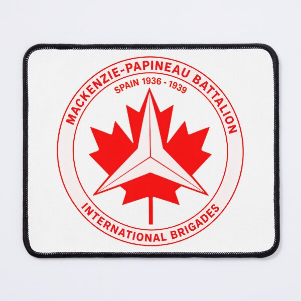 Item preview, Mackenzie Papineau Battalion International Brigades Antifascist Emblem Print designed and sold by PinUpPizzazz.