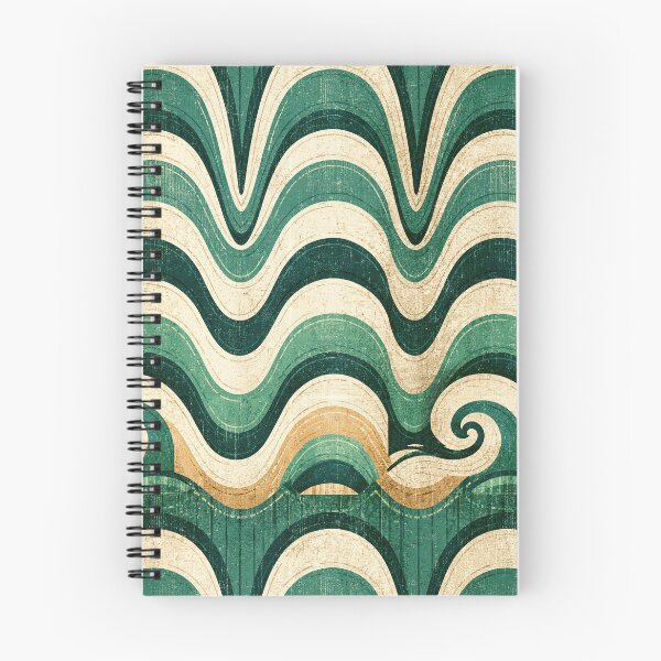 Item preview, Textured Green and Tan Wavy Pattern designed and sold by Piotrek0001.