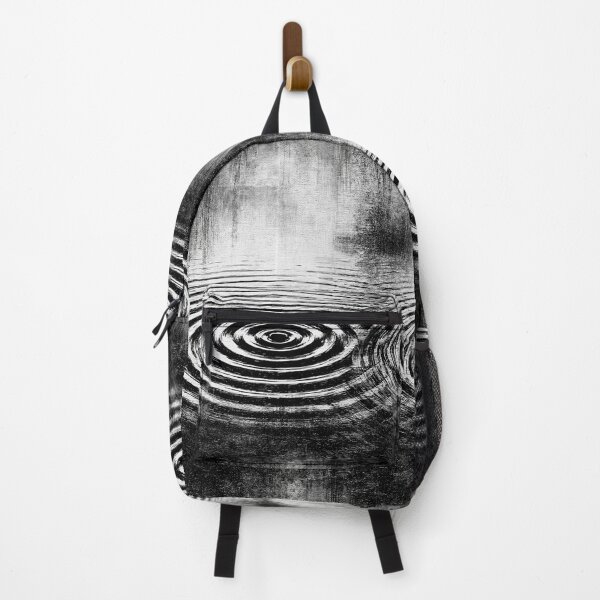 Item preview, Gritty Monochrome Distorted Ripple Art designed and sold by Piotrek0001.