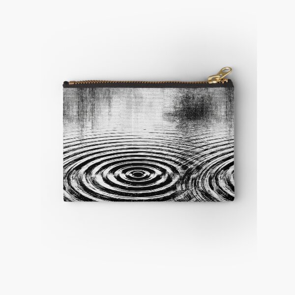 Item preview, Gritty Monochrome Distorted Ripple Art designed and sold by Piotrek0001.