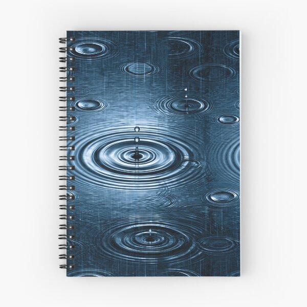 Item preview, Midnight Blue Rainy Surface Abstract designed and sold by Piotrek0001.