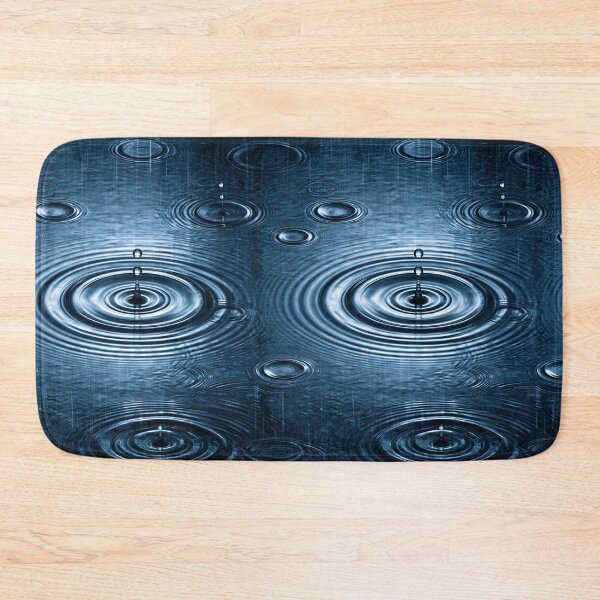 Item preview, Midnight Blue Rainy Surface Abstract designed and sold by Piotrek0001.