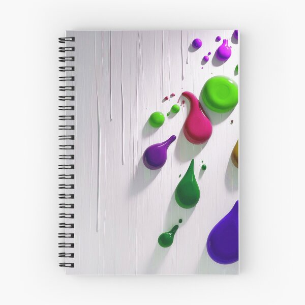 Item preview, 3D Glossy Paint Drips - Emerald Green and Deep Purple designed and sold by Ingorgia Studio.