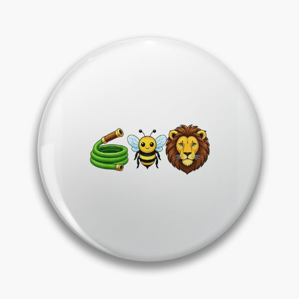 Item preview, Hose Bee Lion Icons Retro Funny Hoes Be Lying Pun Intended  designed and sold by NinigFox.