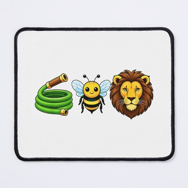 Item preview, Hose Bee Lion Icons Retro Funny Hoes Be Lying Pun Intended designed and sold by NinigFox.