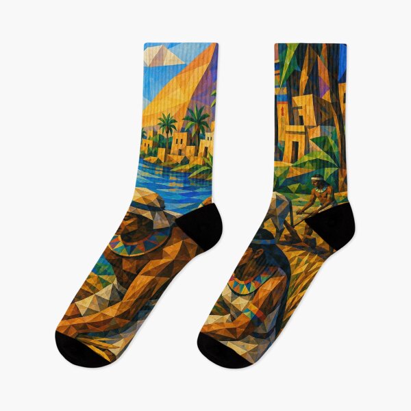 Item preview, Ancient Egyptian Nile Harvest designed and sold by CubiColors.