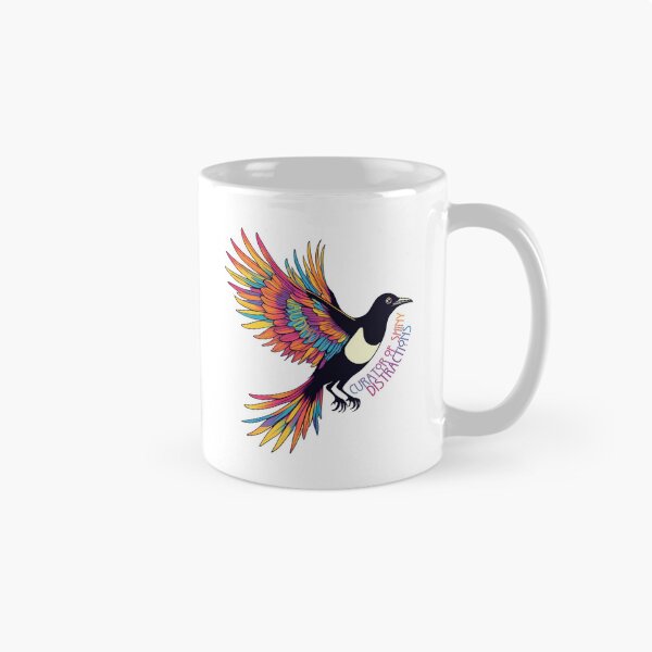 Item preview, Curator Of Shiny Distractions – AuDHD Magpie Art designed and sold by Feinsicht.