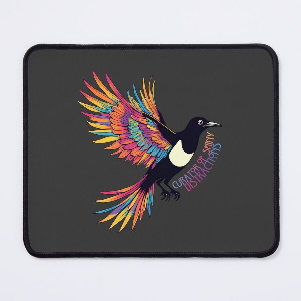 Item preview, Curator Of Shiny Distractions – AuDHD Magpie Art designed and sold by Feinsicht.