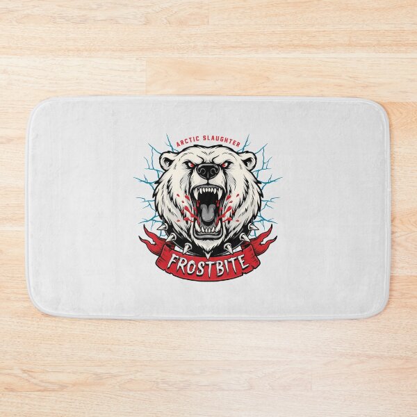 Item preview, Frostbite Polar Bear Ice Cracks Spiked Collar Graphic designed and sold by Enea Kelo.