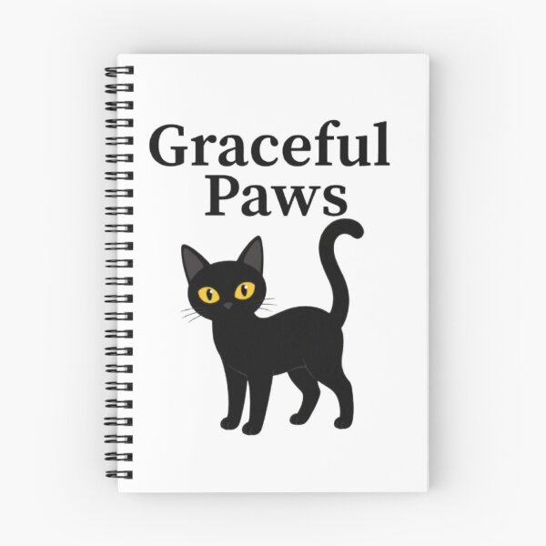 Item preview, Black Cat Illustration – Graceful Paws Minimalist Cat Design for Cat Lovers designed and sold by PrintforDesign.