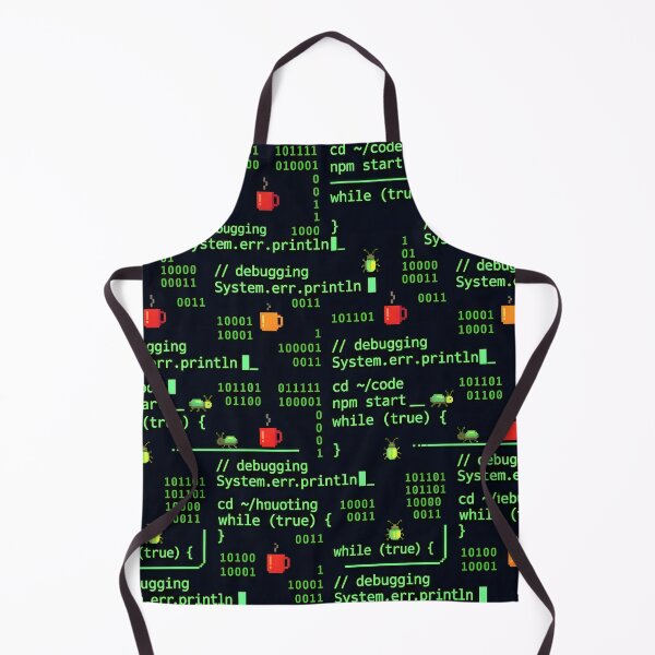 Item preview, Cyberpunk Binary Terminal Code Seamless Pattern designed and sold by ThirdShiftLab.