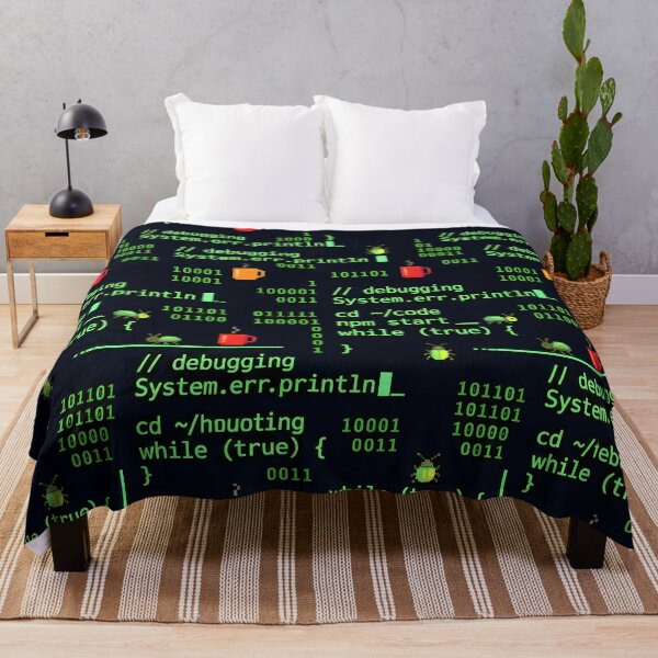 Item preview, Cyberpunk Binary Terminal Code Seamless Pattern designed and sold by ThirdShiftLab.