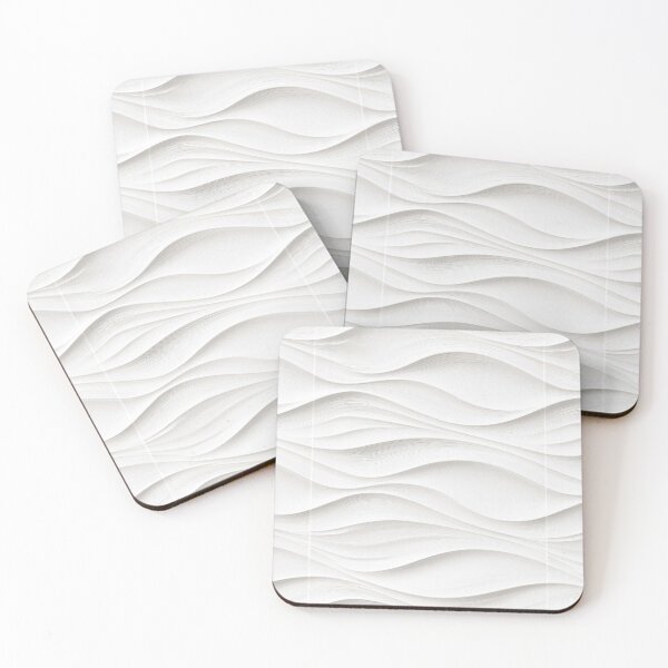 Item preview, Soft White Sand Dune Ripple Relief designed and sold by Piotrek0001.