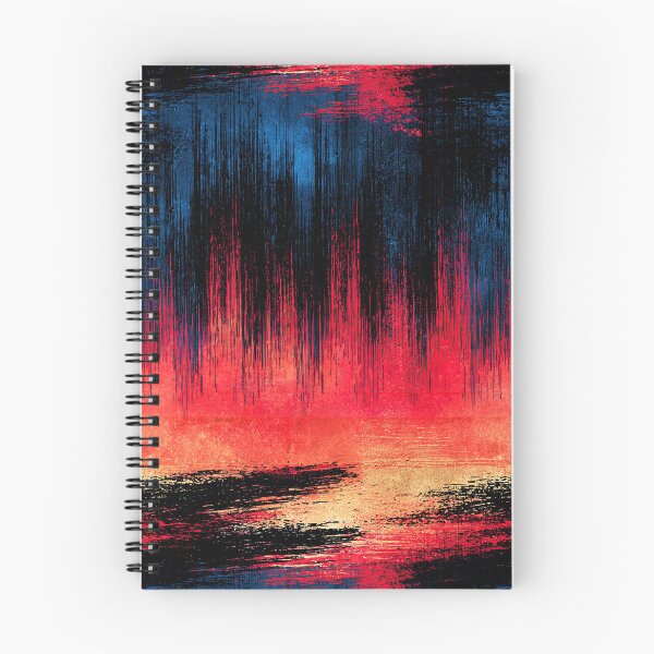 Item preview, Red and Black Glitch Horizon Abstract designed and sold by Piotrek0001.
