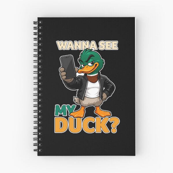 Item preview, Wanna See My Duck? Funny Mallard Pun designed and sold by Karma Design.