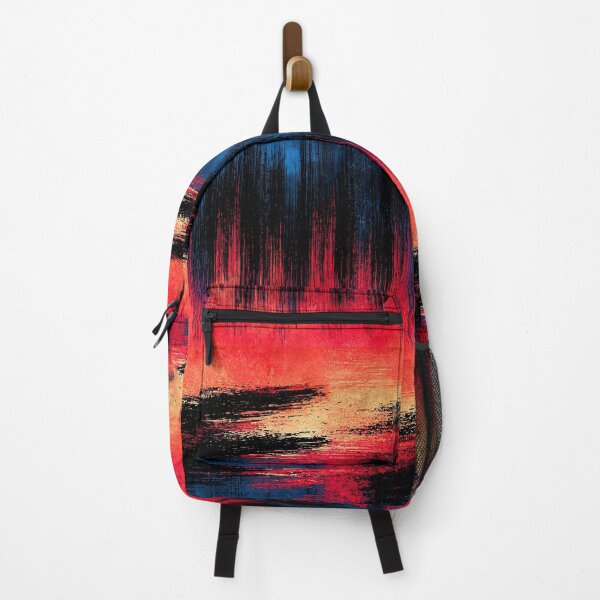 Item preview, Red and Black Glitch Horizon Abstract designed and sold by Piotrek0001.