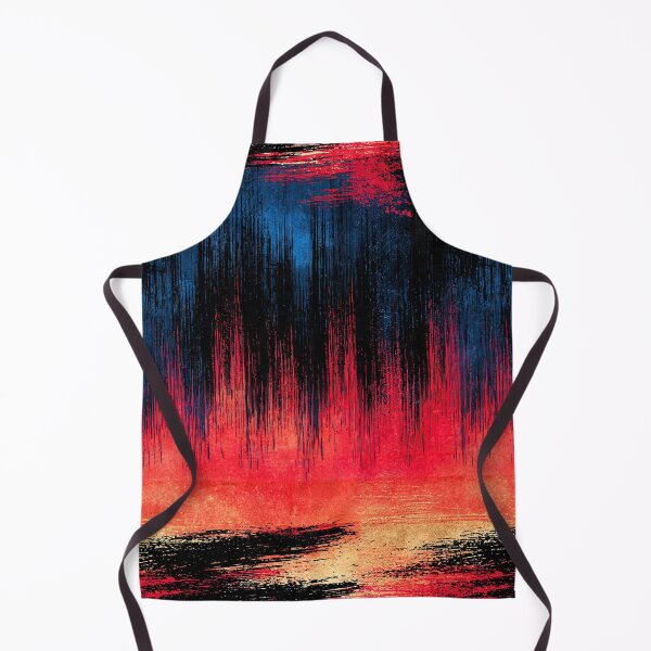 Item preview, Red and Black Glitch Horizon Abstract designed and sold by Piotrek0001.