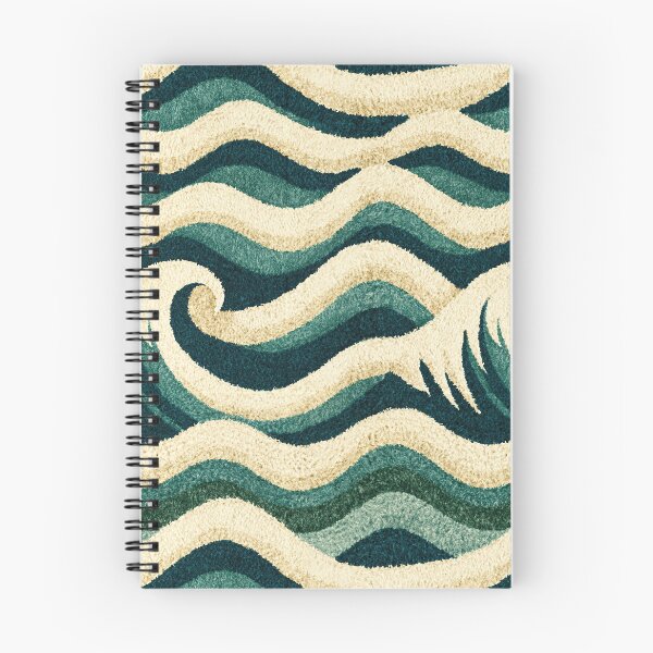 Item preview, Nautical Blue and Cream Scallop Waves designed and sold by Piotrek0001.