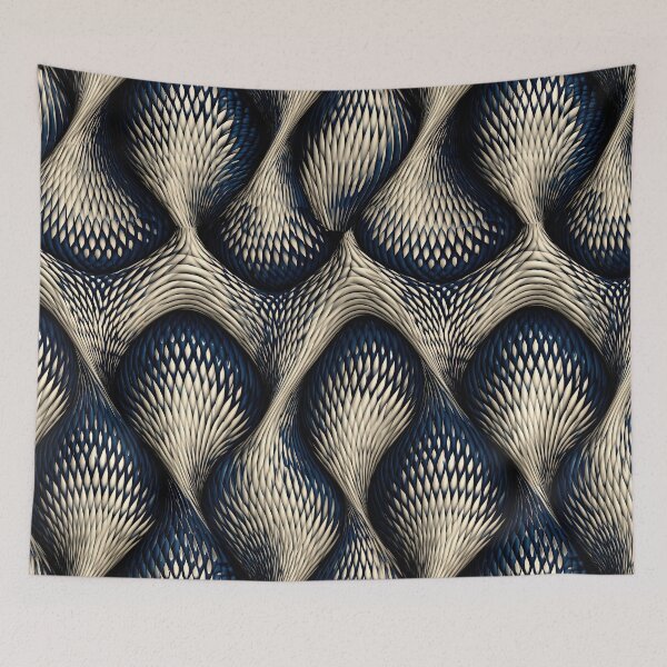 Item preview, Intricate Feathered Silver Scale Pattern designed and sold by Piotrek0001.