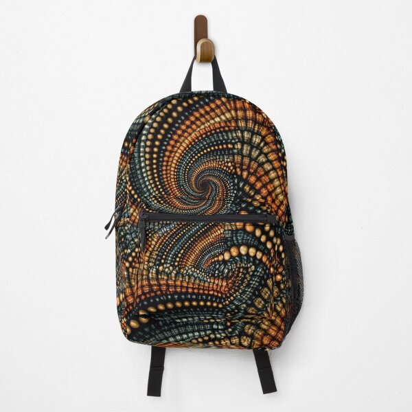 Item preview, Gilded Golden Dot Spiral Abstract Art designed and sold by Piotrek0001.