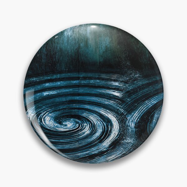 Item preview, Deep Sea Blue Radiant Glow Abstract designed and sold by Piotrek0001.