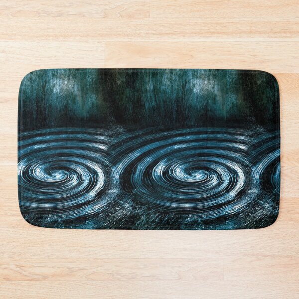 Item preview, Deep Sea Blue Radiant Glow Abstract designed and sold by Piotrek0001.