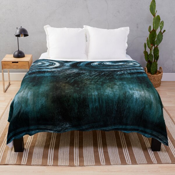 Item preview, Deep Sea Blue Radiant Glow Abstract designed and sold by Piotrek0001.