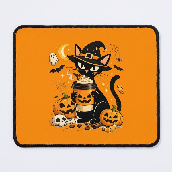 Item preview, Witch Cat Pumpkin Spice Latte – Spooky Halloween Black Cat Coffee Lover Gift designed and sold by Artycom.