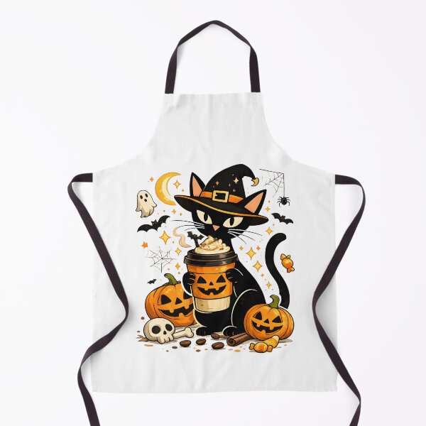 Item preview, Witch Cat Pumpkin Spice Latte – Spooky Halloween Black Cat Coffee Lover Gift designed and sold by Artycom.