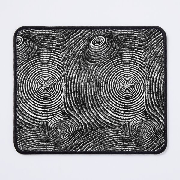 Item preview, Detailed Charcoal Wood Grain Circles designed and sold by Piotrek0001.