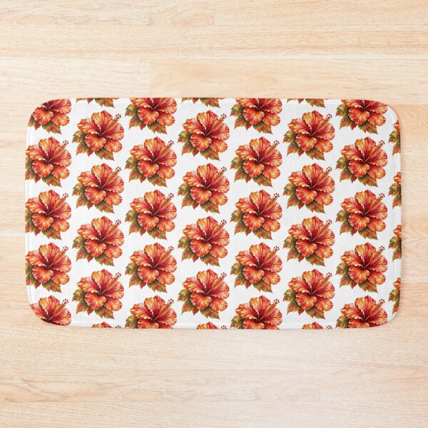 Item preview, Single Maple Glow Hibiscus | Autumn Watercolor designed and sold by Nolmo.