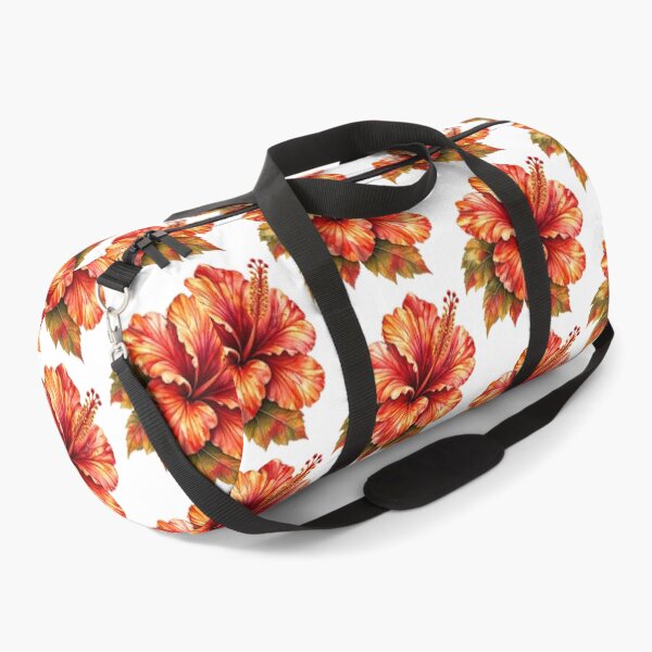 Item preview, Single Maple Glow Hibiscus | Autumn Watercolor designed and sold by IamNolmo.